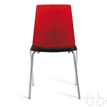 Židle LOLLIPOP červená