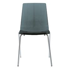 Židle LOLLIPOP transparentní antracit